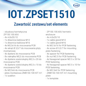 IOT.ZPSET1510: Enclosures in the set for iot