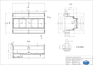 ZD1008: Enclosures modular for din rail
