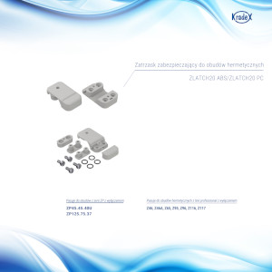 ZP120.120.75S: Enclosures hermetically sealed with cast gasket